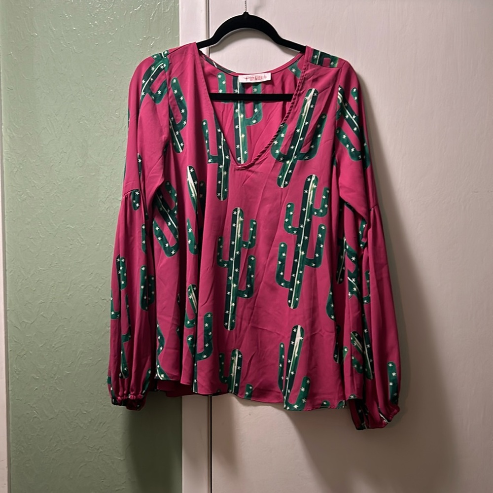 Fun Catus Print Top